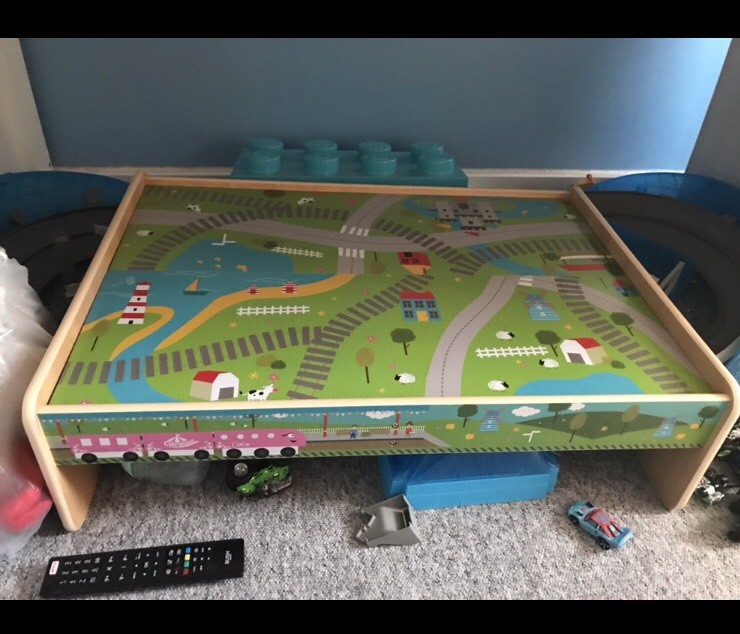 tesco train table